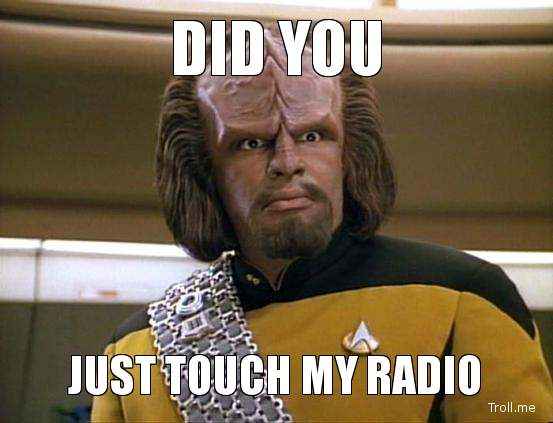 Dont touch my radio